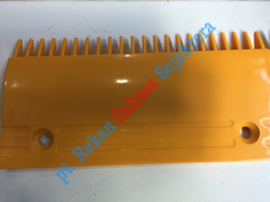 Comb 22 Teeth, Middle, Yellow (0129CAD001) FUJITEC